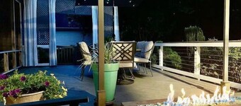 Whimsical 4 bedroom house with a cozy backyard