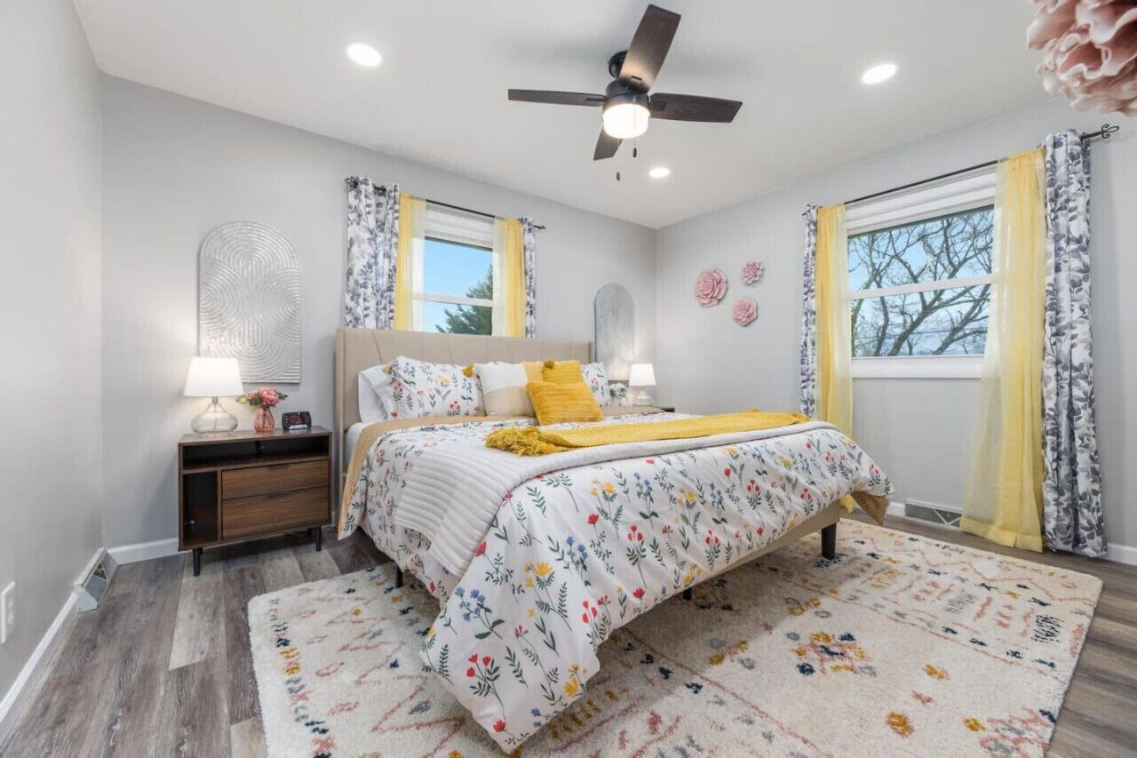 3 bedrooms, desk, iron/ironing board, WiFi