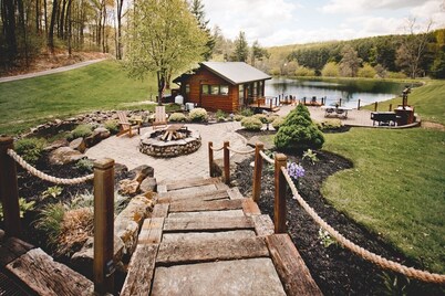 Terrapin Hideaway's Pond Slider Studio Cabin, Hocking Hills•Logan•Laureville•Rockbridge•Studio Cabin...