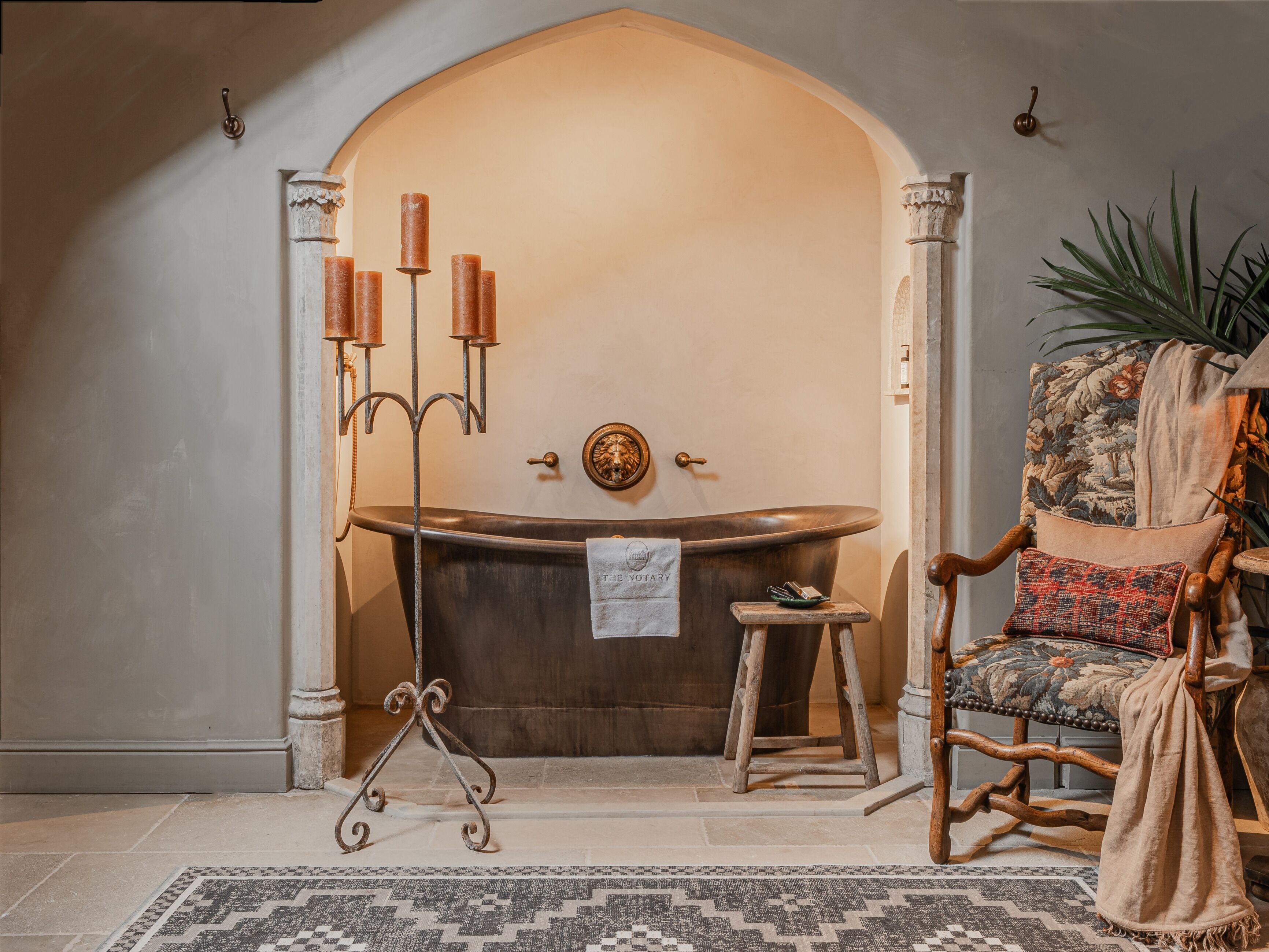 Belfry Suite | Bathroom | Designer toiletries, hair dryer, bathrobes, slippers