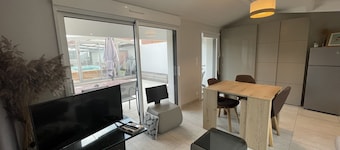 Private terrace and patios, play pool with whirlpool under removable cover