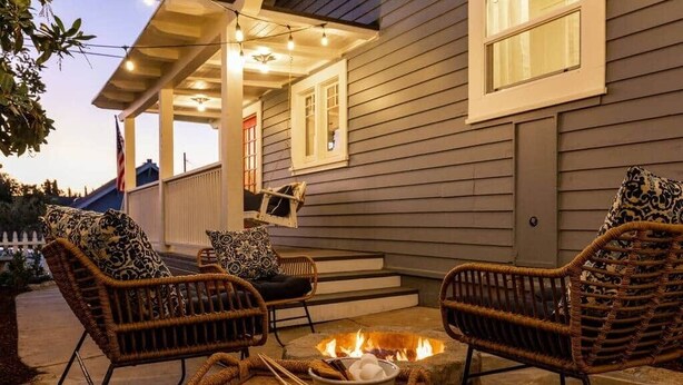 Terrace/patio - The Moroccan at The Birdbath Bungalows (Ventura)
