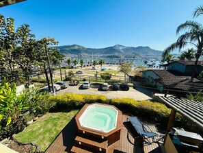 Byutsikt fra overnattingsstedet