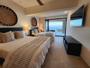 5 slaapkamers, een kluis op de kamer, een strijkplank/strijkijzer, wifi