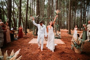 Área de bodas al aire libre