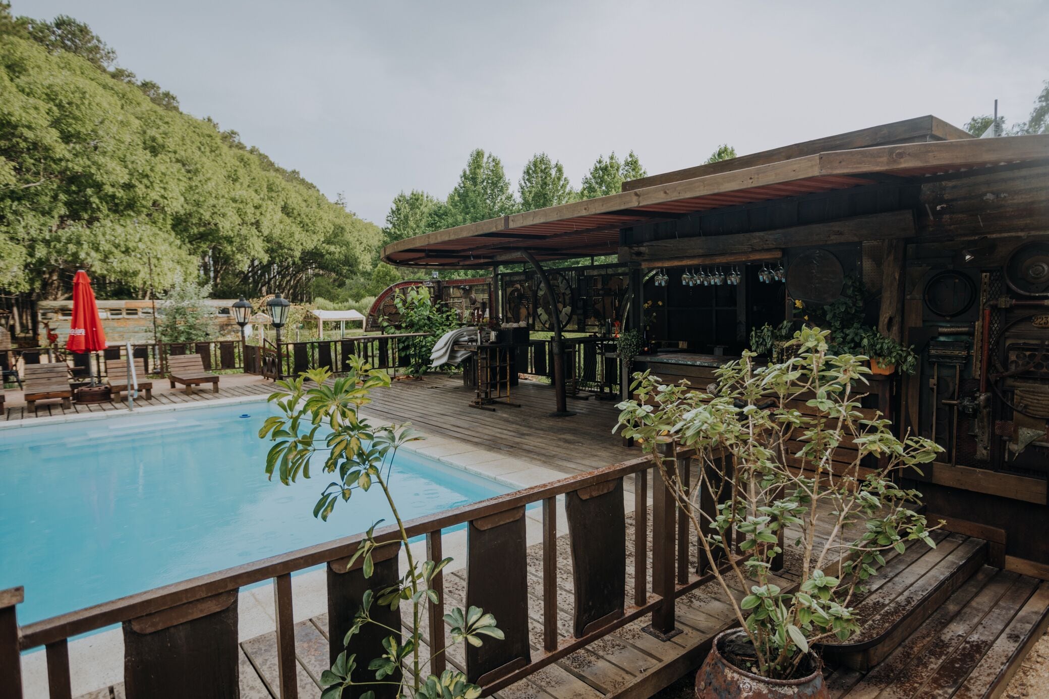 Piscina externa sazonal