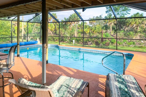 Piscine chauffée