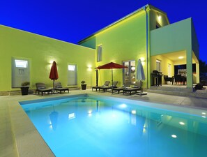 Una piscina riscaldata