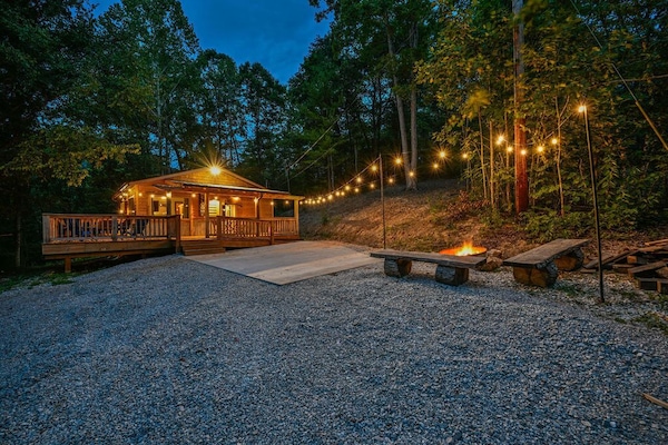 The string lights will take you to another dimension.