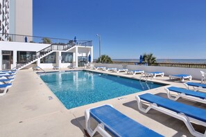 Indoor pool, a heated pool