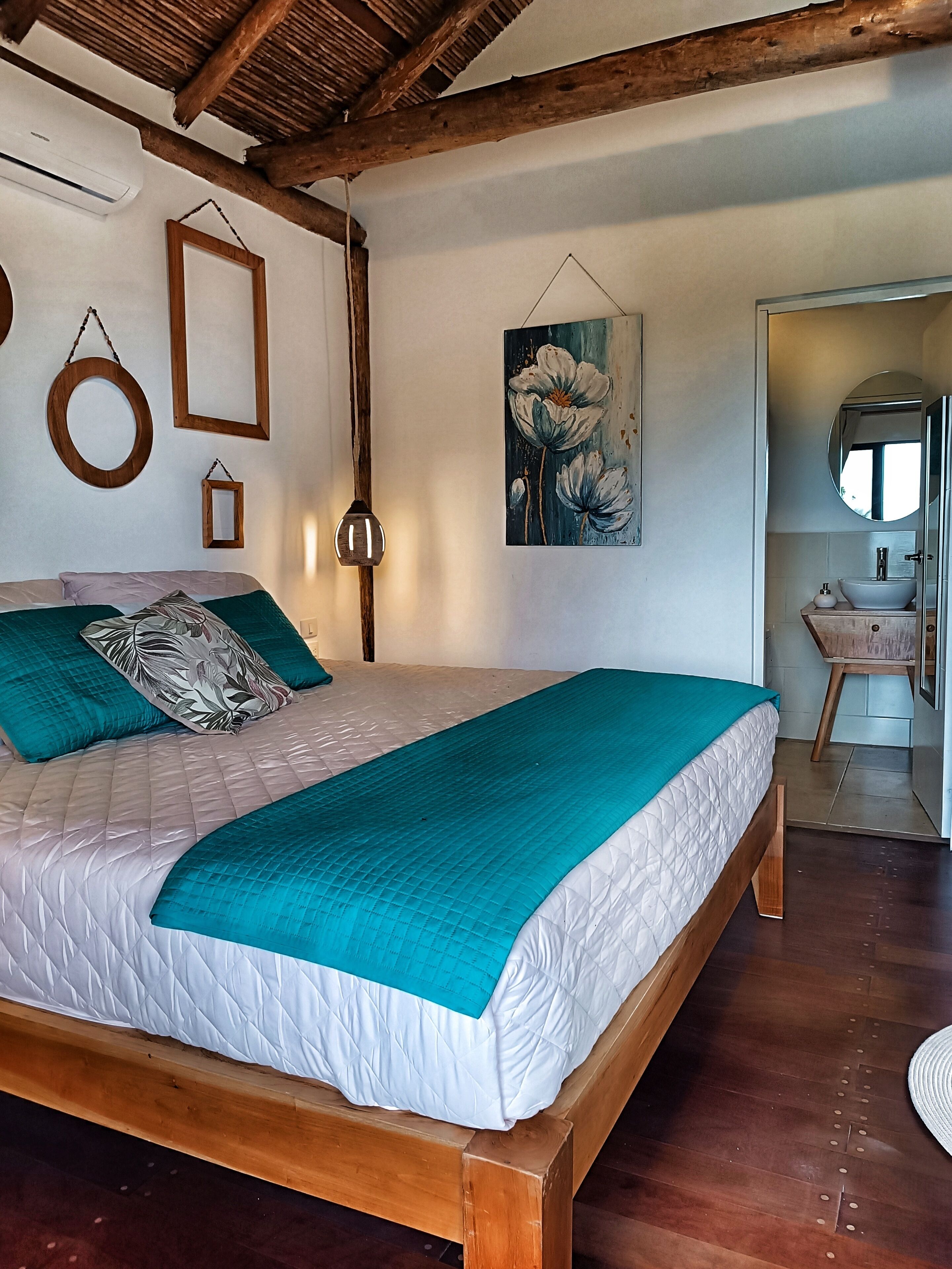 Superior-Ferienhütte, 1 Schlafzimmer, Meerblick, Turm | Hochwertige Bettwaren, Zimmersafe, individuell dekoriert