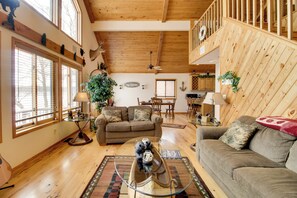TV, fireplace, DVD player, table football - Waubun Lake Cabin w/ Private Dock + Fire Pit! (Waubun)