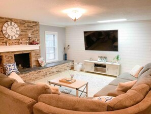 Smart TV, video games, DVD player, books