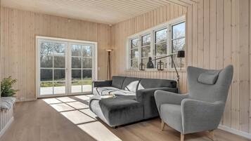Smart-tv och eldstad