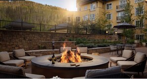 Outdoor dining - Ritz Carlton Vail resort 2 bedroom luxury condo (Vail)