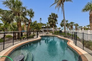 A heated pool - Doubloon: Beach, Private Pool and Boating....This 4 Bedroom home has it all!! (Placida)