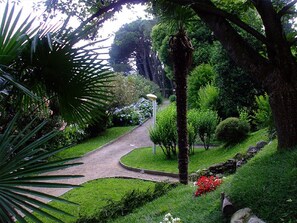 Property grounds - Gardenia apartment in Oggebbio with lake view (Oggebbio)