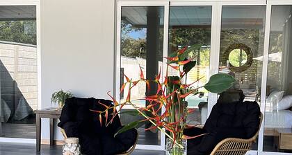 Modern and quiet house 5 minutes from the beach