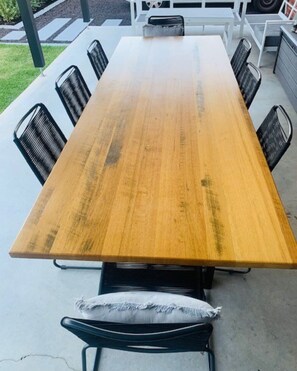 Outdoor dining