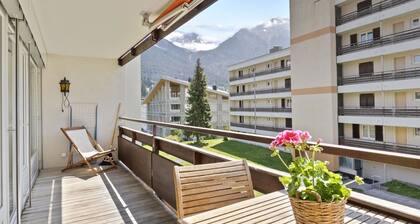 Joli appartement pour 4 personnes avec WIFI, TV et balcon