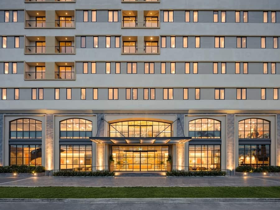 Fassade der Unterkunft