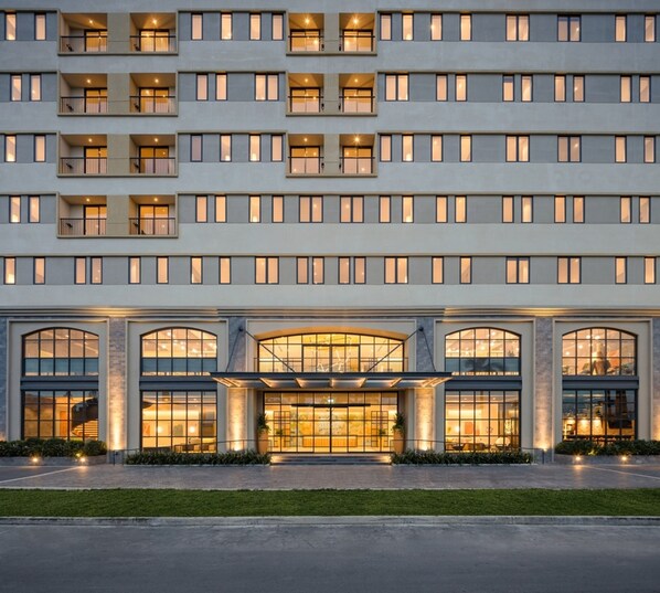 Voorkant van accommodatie