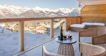 Angenehme Wohnung für 6 Personen mit W-LAN, Whirlpool, TV und Balkon