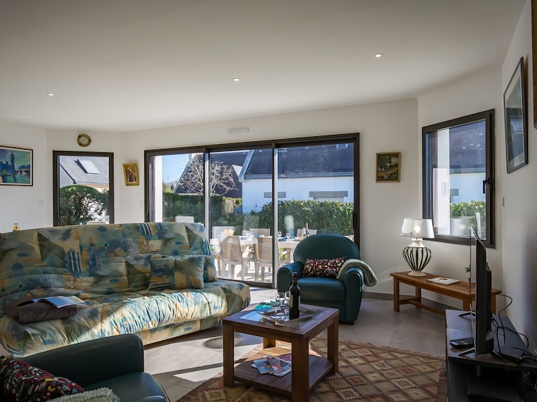 Atemberaubendes Alleinstehendes Ferienhaus Mit W-lan, Tv, Terrasse Und Haustiere Erlaubt - Fouesnant