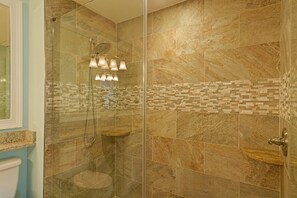 Shower, towels