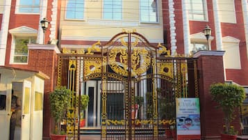 Majoituspaikan julkisivu