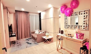 Condo, Sea View | Living area