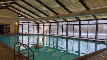 Indoor pool, a heated pool