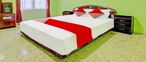 Chambre de base double | Literie fournie