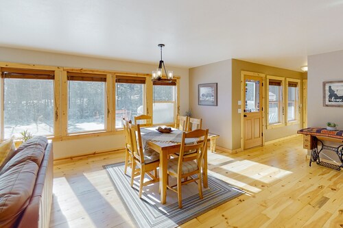 Secluded, updated home with mountain view, woodstove, foosball, & W/D