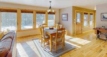 Secluded, updated home with mountain view, woodstove, foosball, & W/D