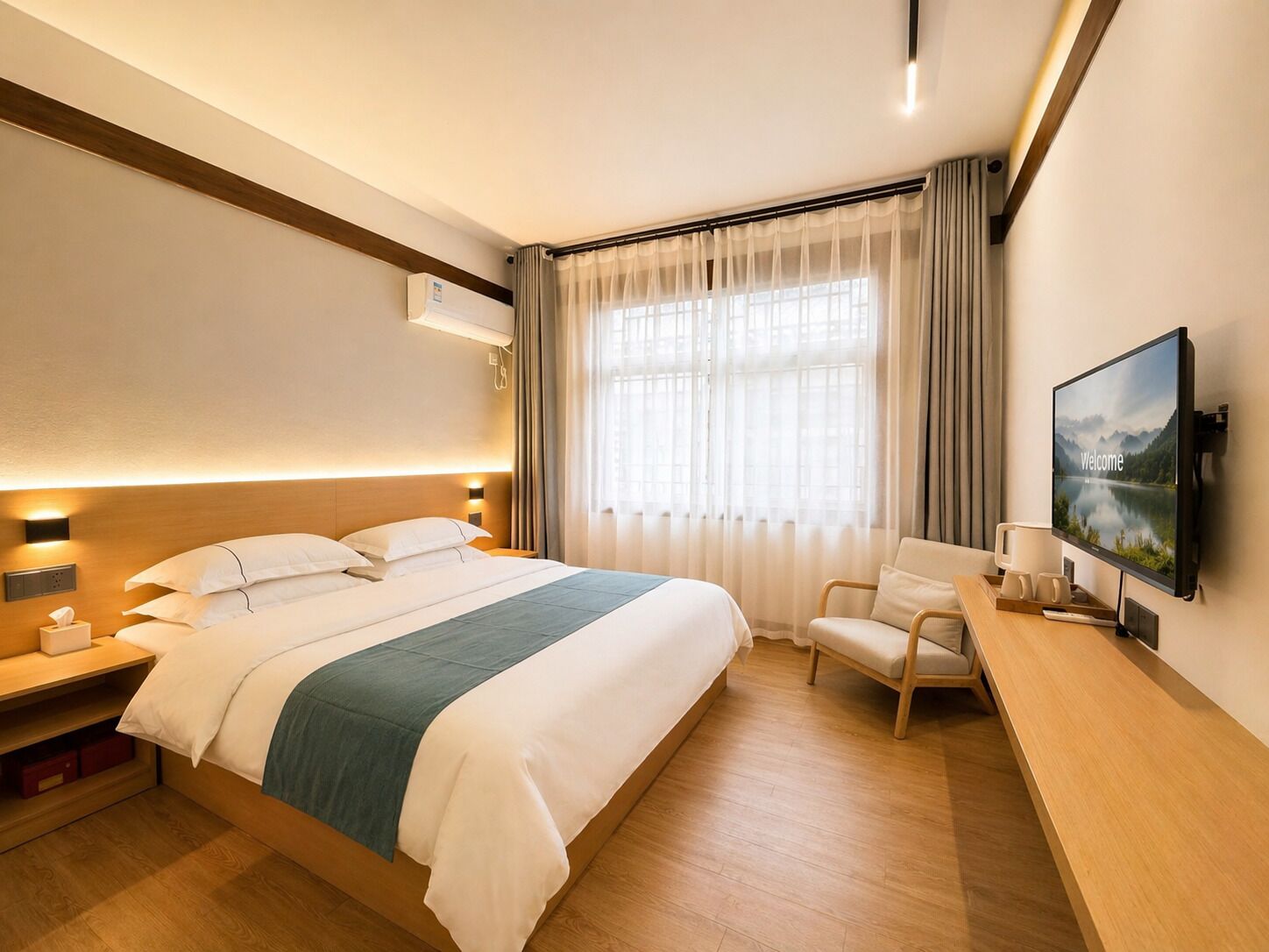 Comfort Double Room | Egyptian cotton sheets, premium bedding, down comforters