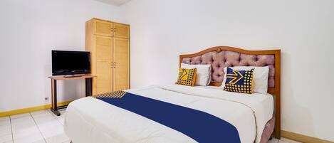 Chambre Double | Bureau, Wi-Fi gratuit, draps fournis