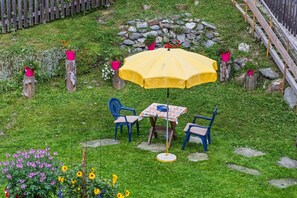 Outdoor dining - Studio in Saalbach near Ski Slopes (Saalbach-Hinterglemm)