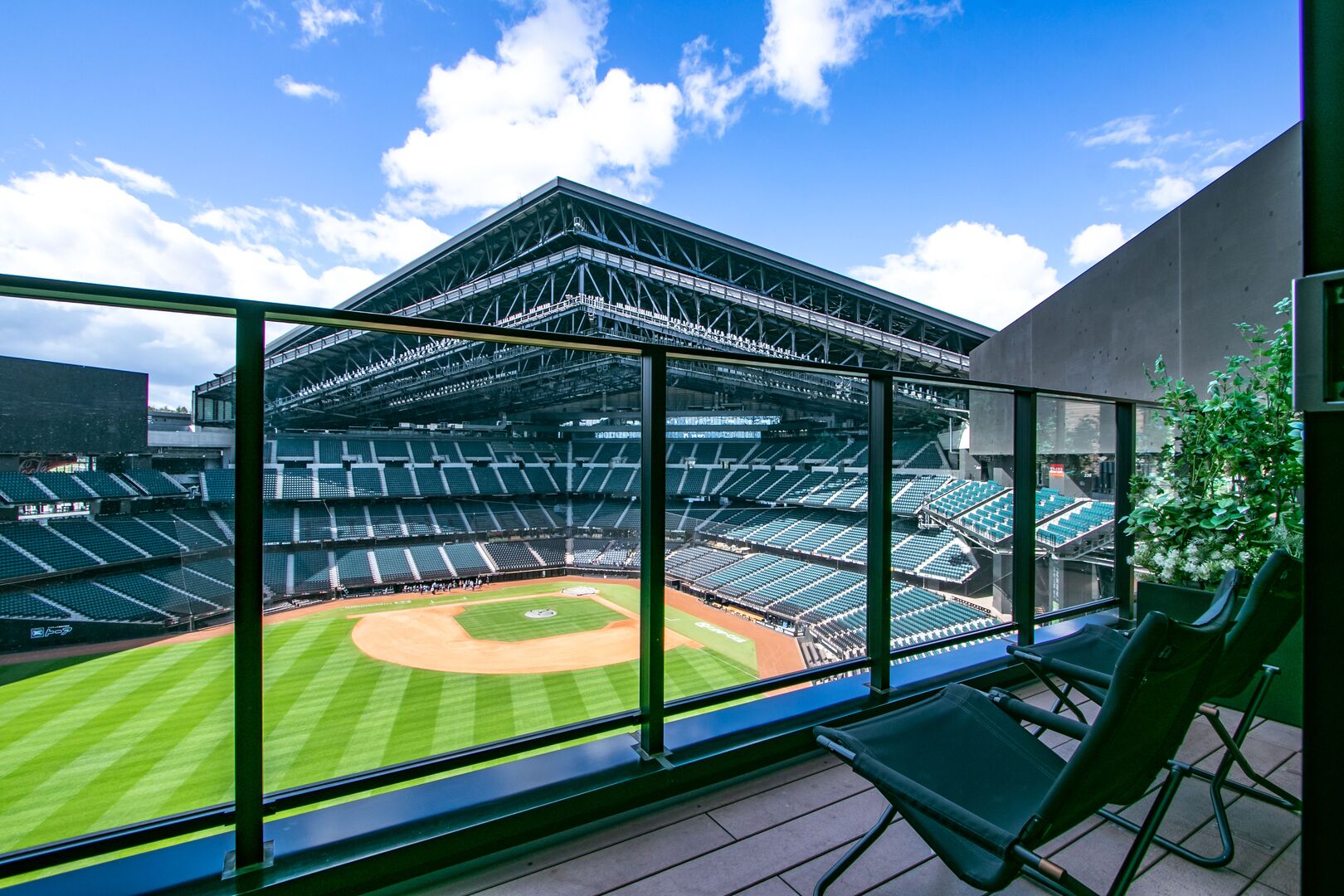 Firemannsrom – design, bakgårdsutsikt, tårn | Terrasse/patio