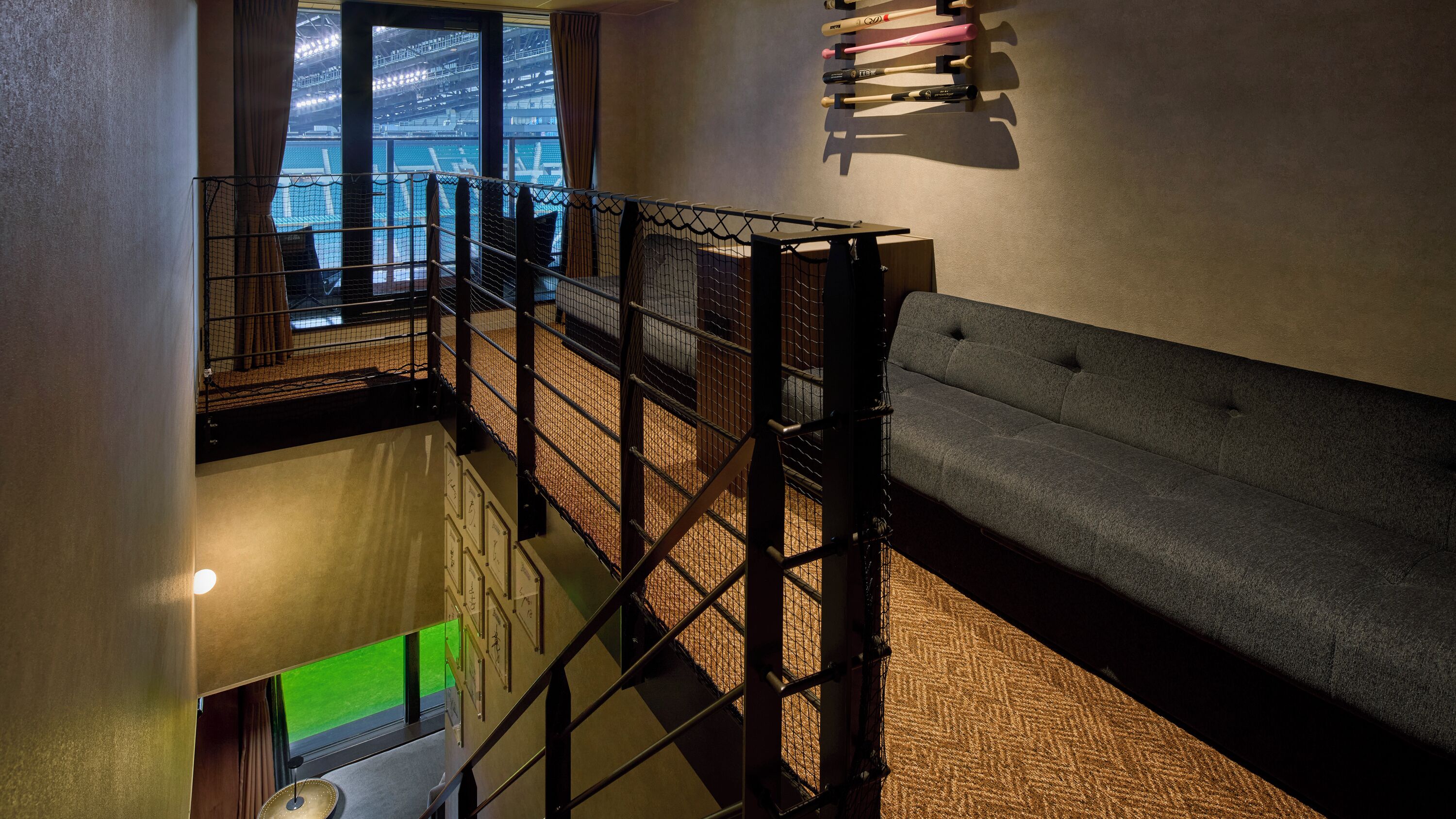 Familie loft, uitzicht op binnenplaats, in toren | Luxe beddengoed, verduisterende gordijnen, gratis wifi, beddengoed