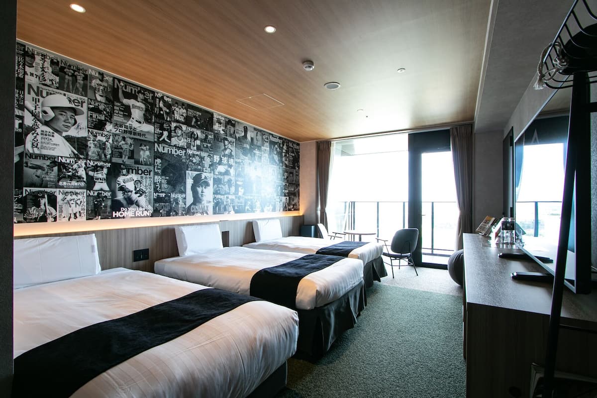 Design-Dreibettzimmer, 3 Schlafzimmer, Bergblick, Turm