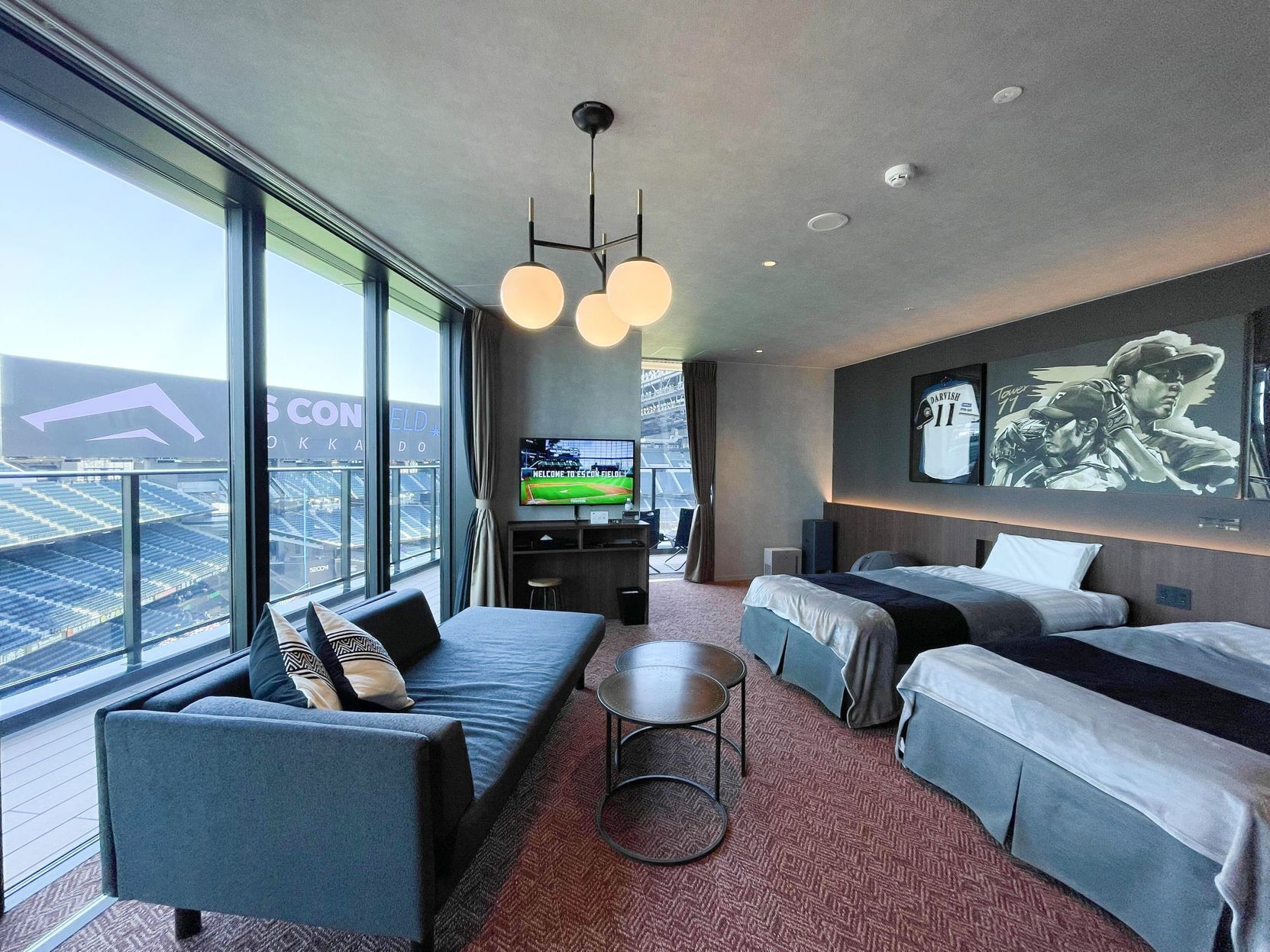 Premium bedding, blackout curtains, free WiFi, bed sheets