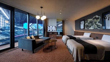 Field View, Darvish & Ohtani Suite, Non-Smoking | Premium bedding, blackout drapes, free WiFi, bed sheets