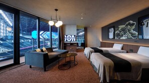 Field View, Darvish & Ohtani Suite, Non-Smoking | Premium bedding, blackout drapes, free WiFi, bed sheets - tower eleven hotel​ (Kitahiroshima)