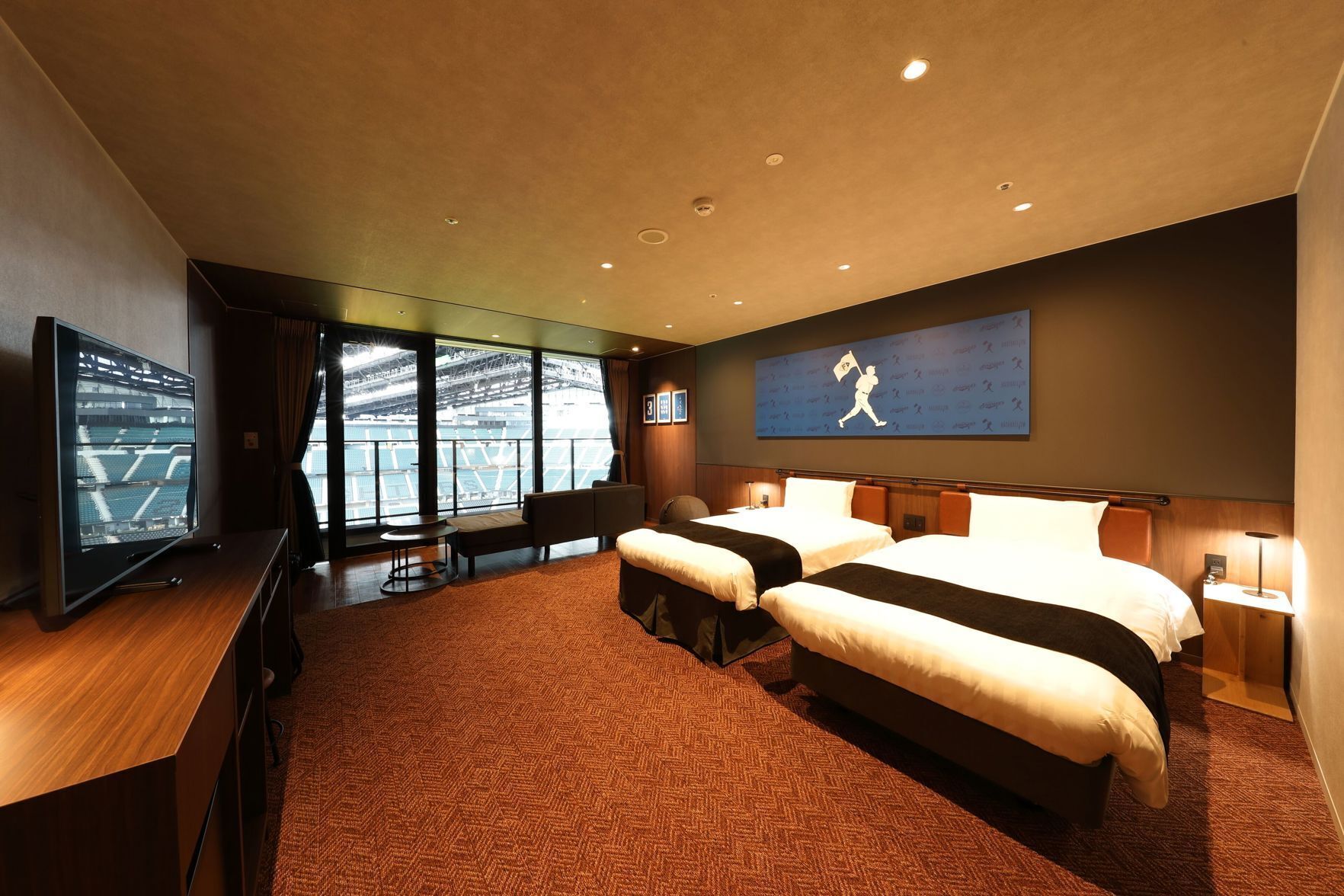 Premium bedding, blackout curtains, free WiFi, bed sheets