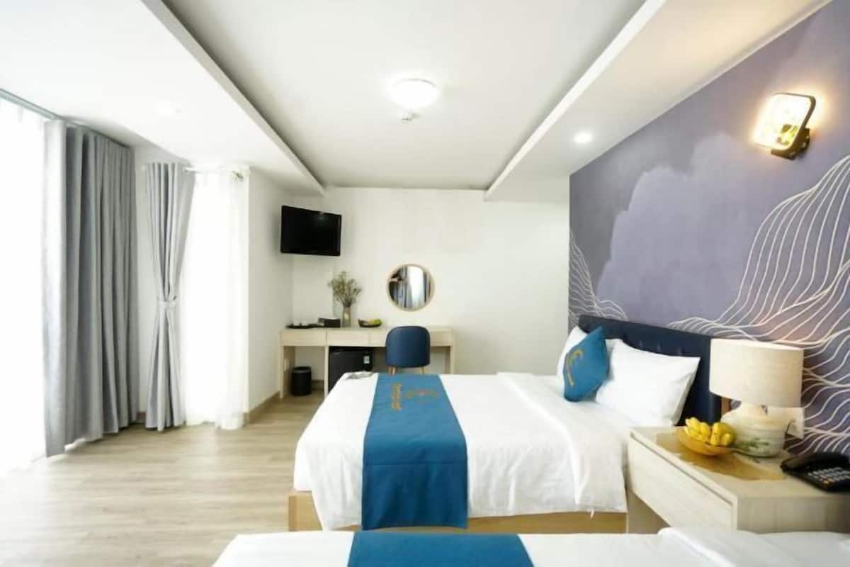 Ropa de cama de alta calidad y minibar