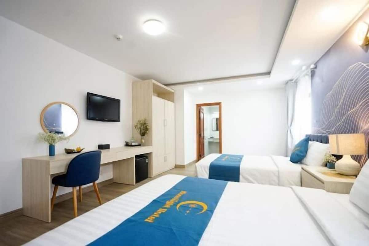 Ropa de cama de alta calidad y minibar