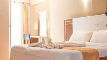 Free WiFi, bed sheets