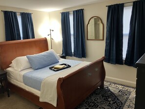 1 bedroom, iron/ironing board, travel crib, free WiFi