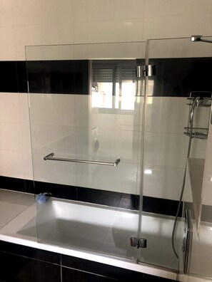 Towels, soap, shampoo